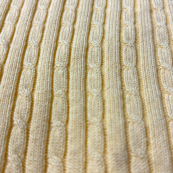 Beautiful Vintage Knit sweater!! Pastel yellow Size S us - Picture 2 of 6